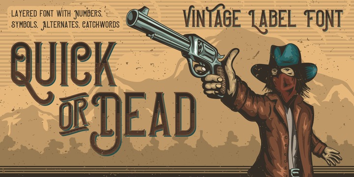 Quick or Dead Font preview